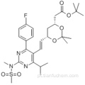 tert-Butil 6 - [(1E) -2- [4- (4-fluorofenil) -6- (1- metiletil) -2- [metil (metilsulfonil) amino] -5-pirimidinil] etenil] -2,2- dimetil-1,3-dioxano-4-acetato CAS 289042-12-2